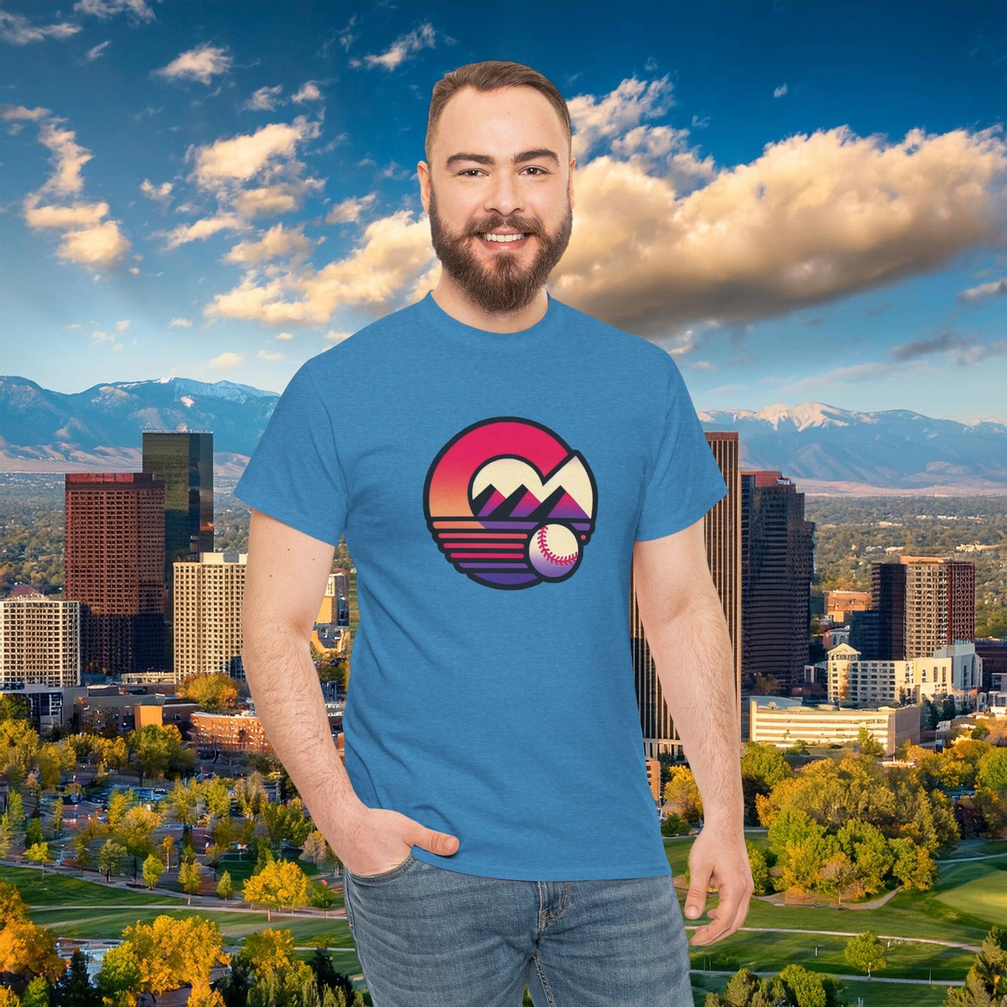 Retro Colorado Baseball Tee