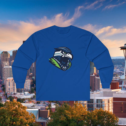 Seattle Football Crest Long Sleeve Tee