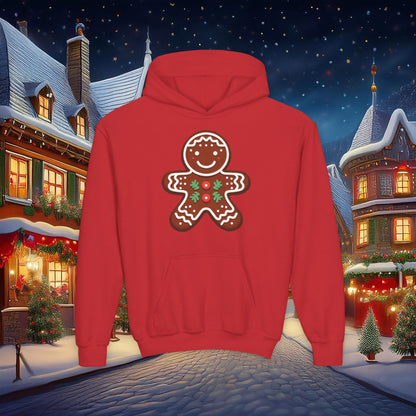 Gingerbread Man Youth Hoodie