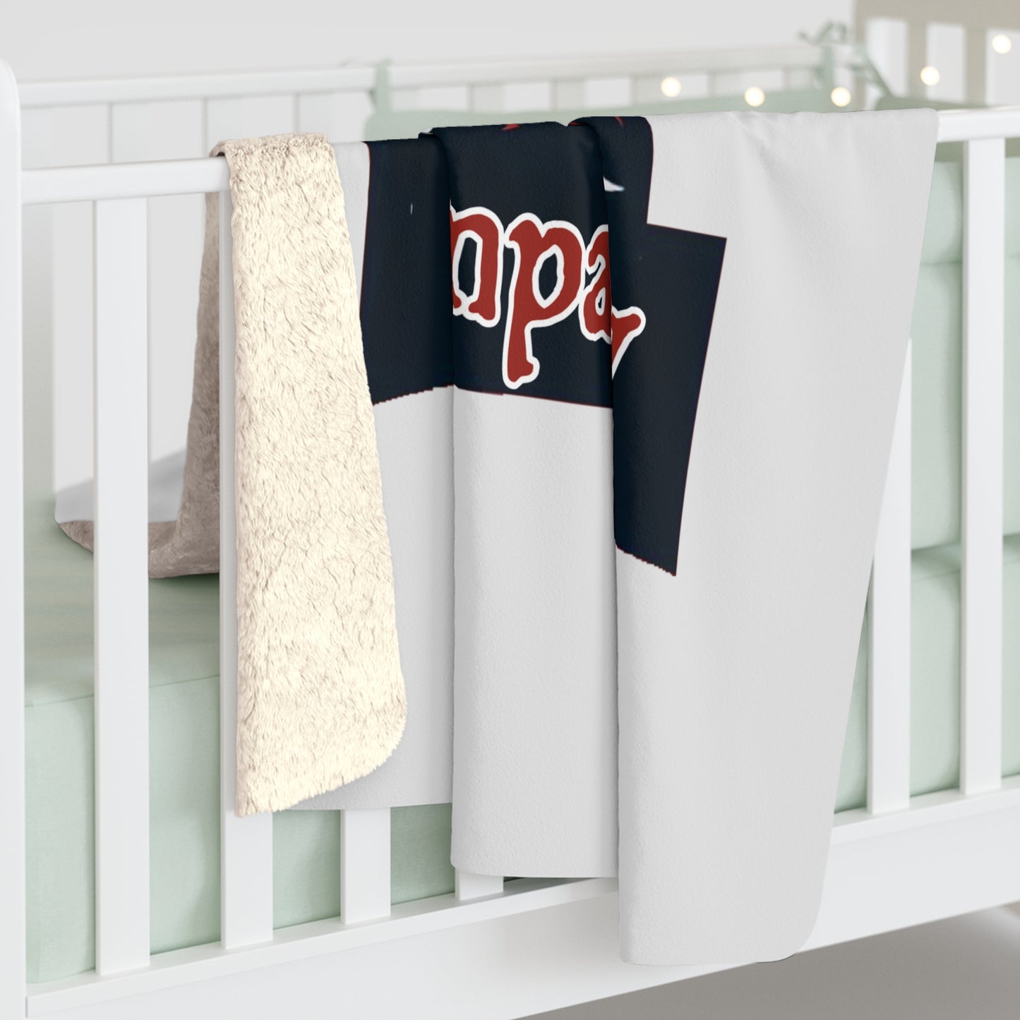 Tampa Bay Football Player Sherpa Fleece Blanket