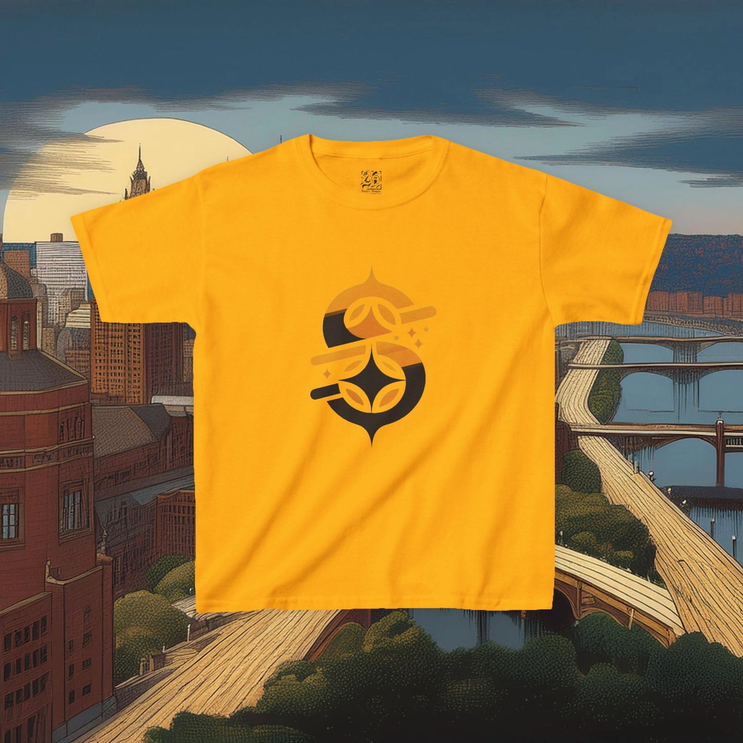 Pittsburgh Football Logo Kids Tee