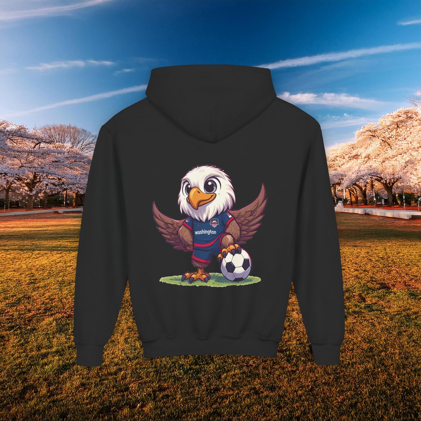 Washington Spirit Red/Blue Design Youth Hoodie