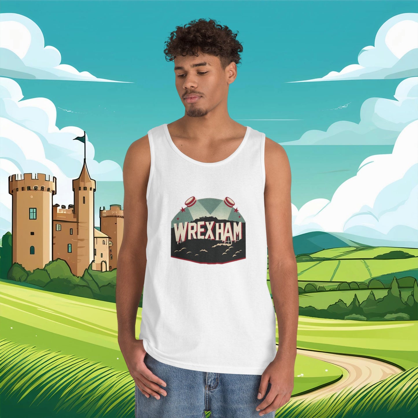 Wrexham Hollywood Sign Tank Top