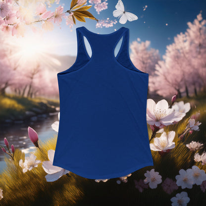 The T Elders Butterfly Graphic Racerback Tank Top