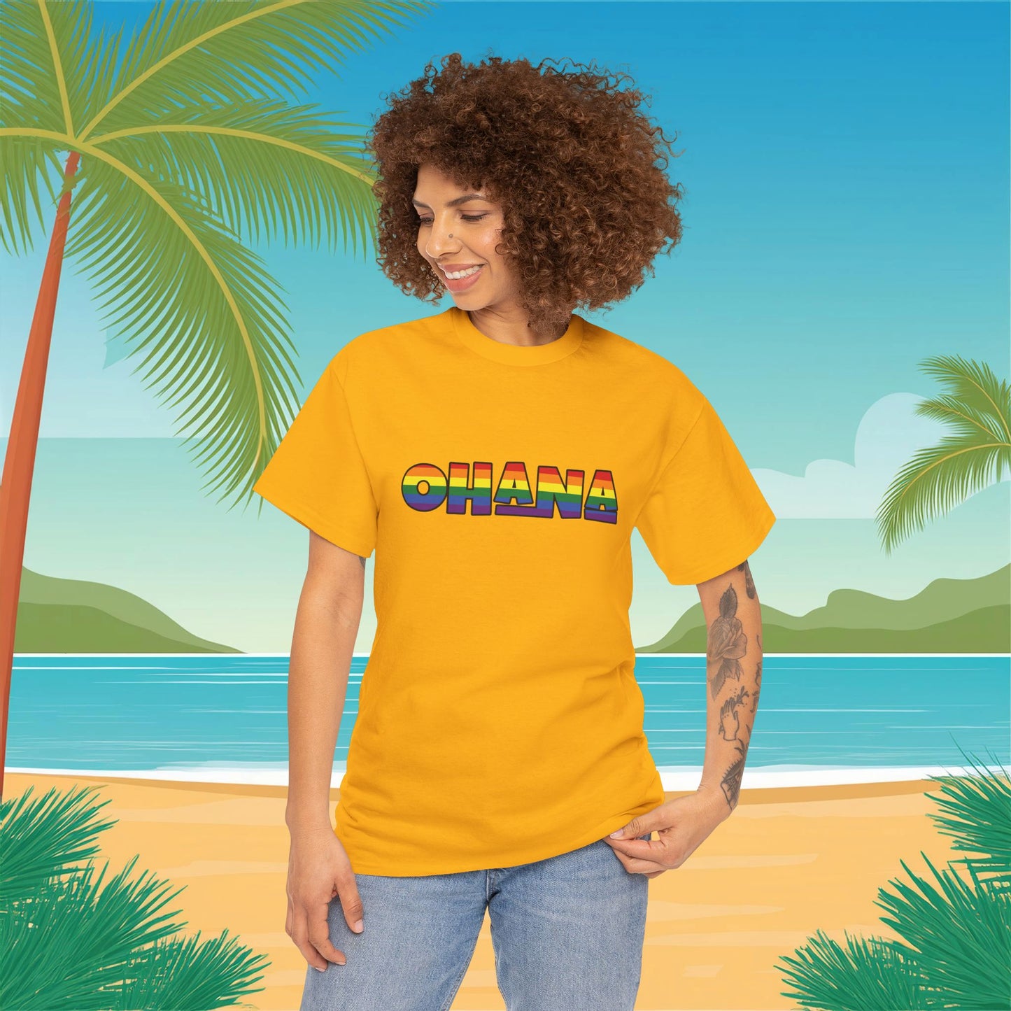 Rainbow Ohana Tee