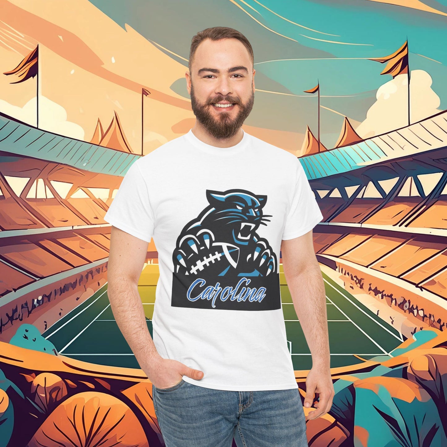 Carolina Football Crest Tee