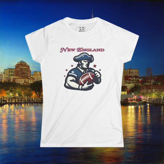 New England Football Women's Softstyle Tee
