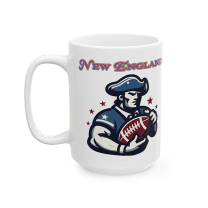 New England Football Ceramic Mug (11oz/15oz)