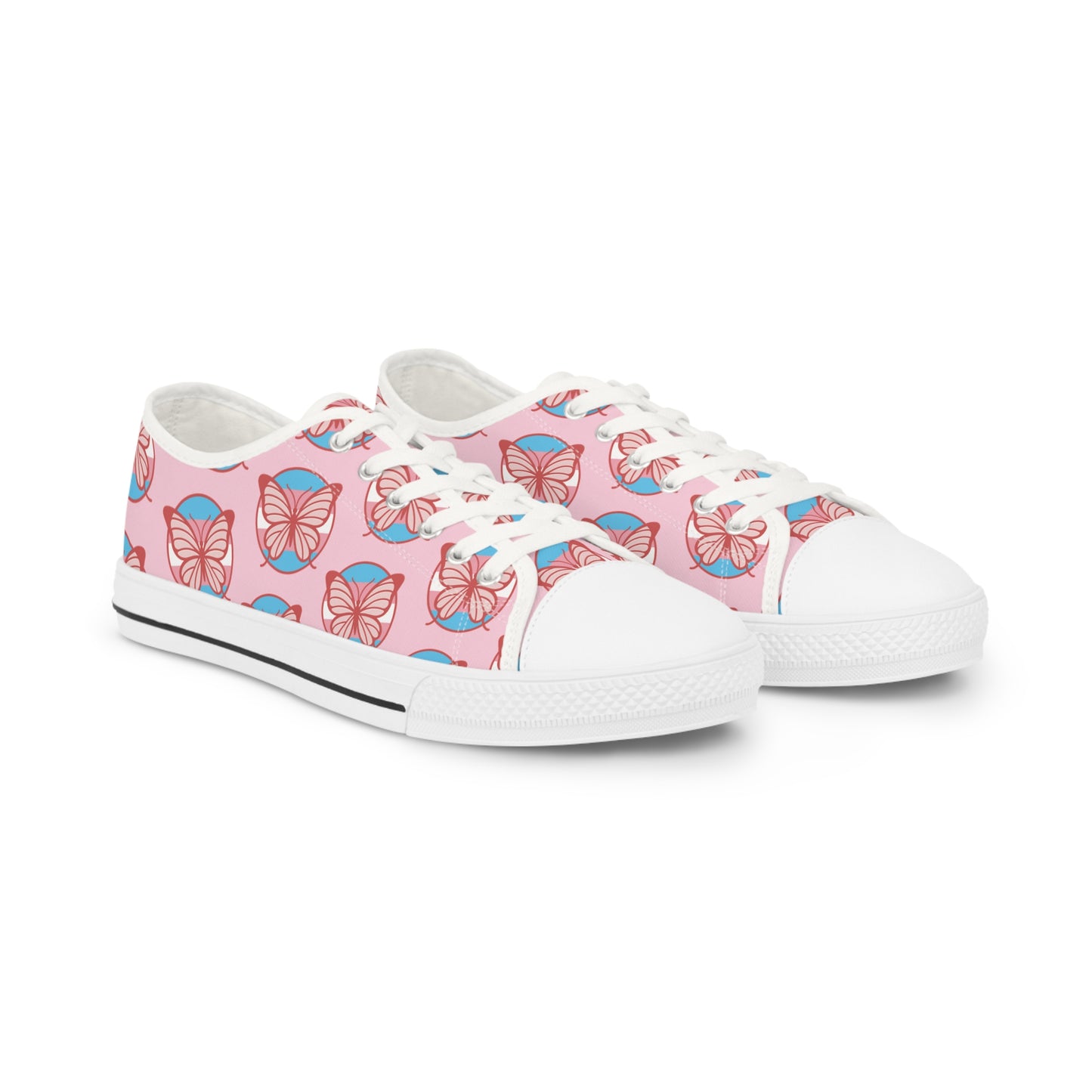 The T Elders Butterfly Patterned Men's Low Top Sneakers