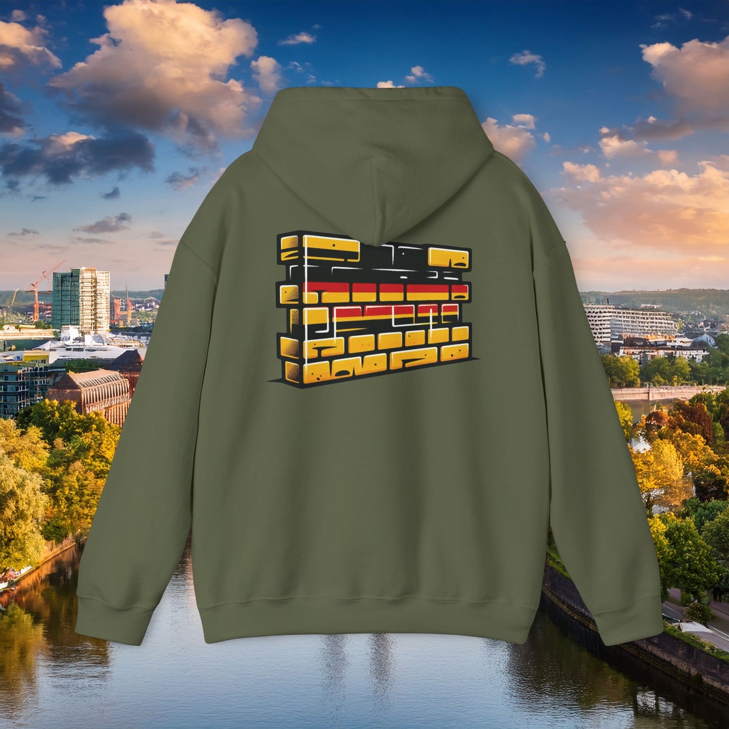 Dortmund Bundesflagge Wall Hoodie
