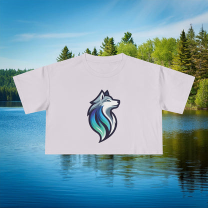 Timber Wolf Women's Crop Tee