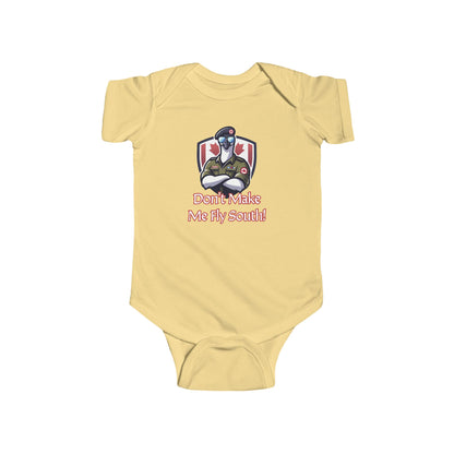 Canadian Goose "Don't Make Me Fly South" Infant Bodysuit