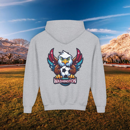 Washington Spirit Eagle Design Youth Hoodie