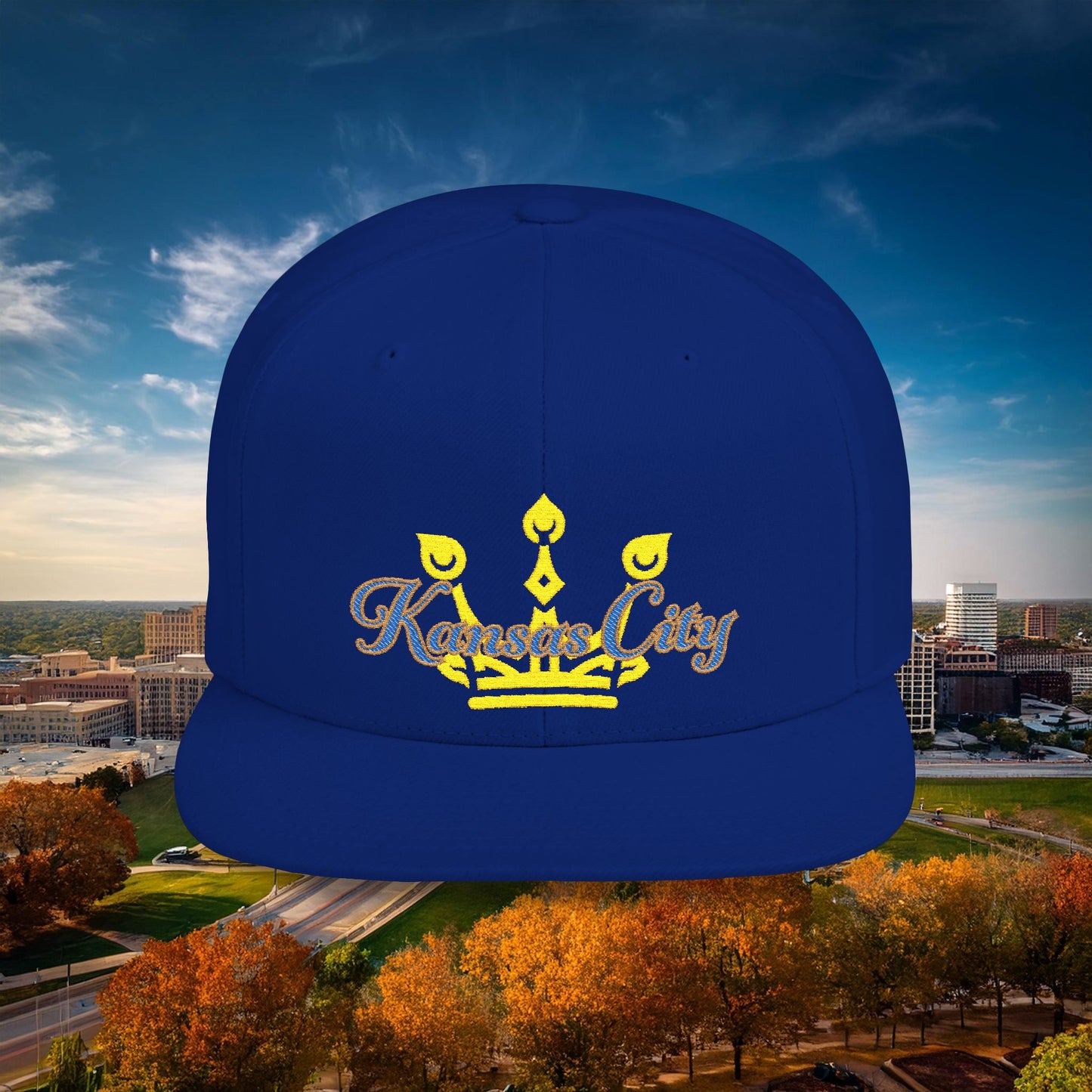 Kansas City Baseball Flat Bill Snapback