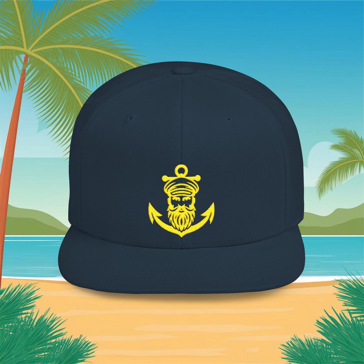 Old Salt Flat Bill Snapback