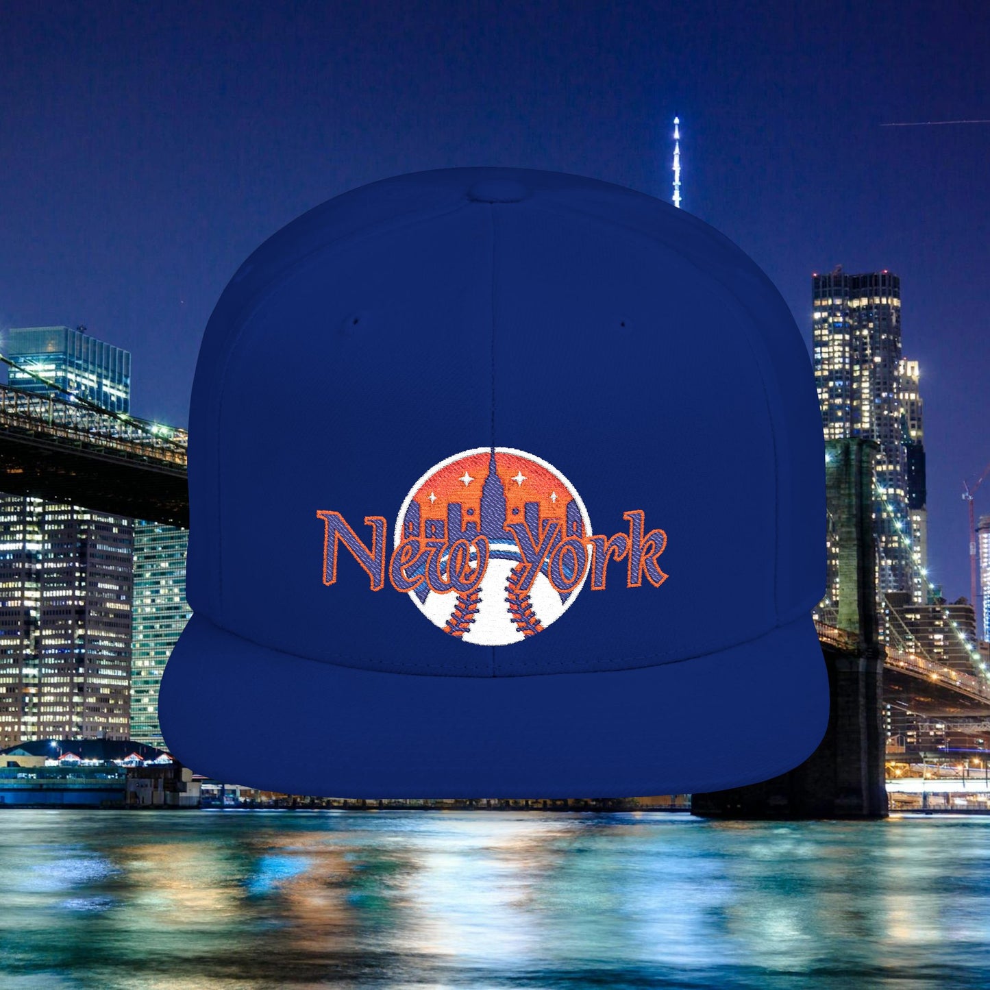 NY Metro Baseball Flat Bill Snapback