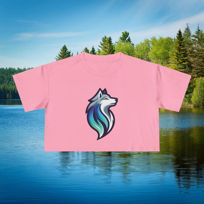 Timber Wolf Women's Crop Tee