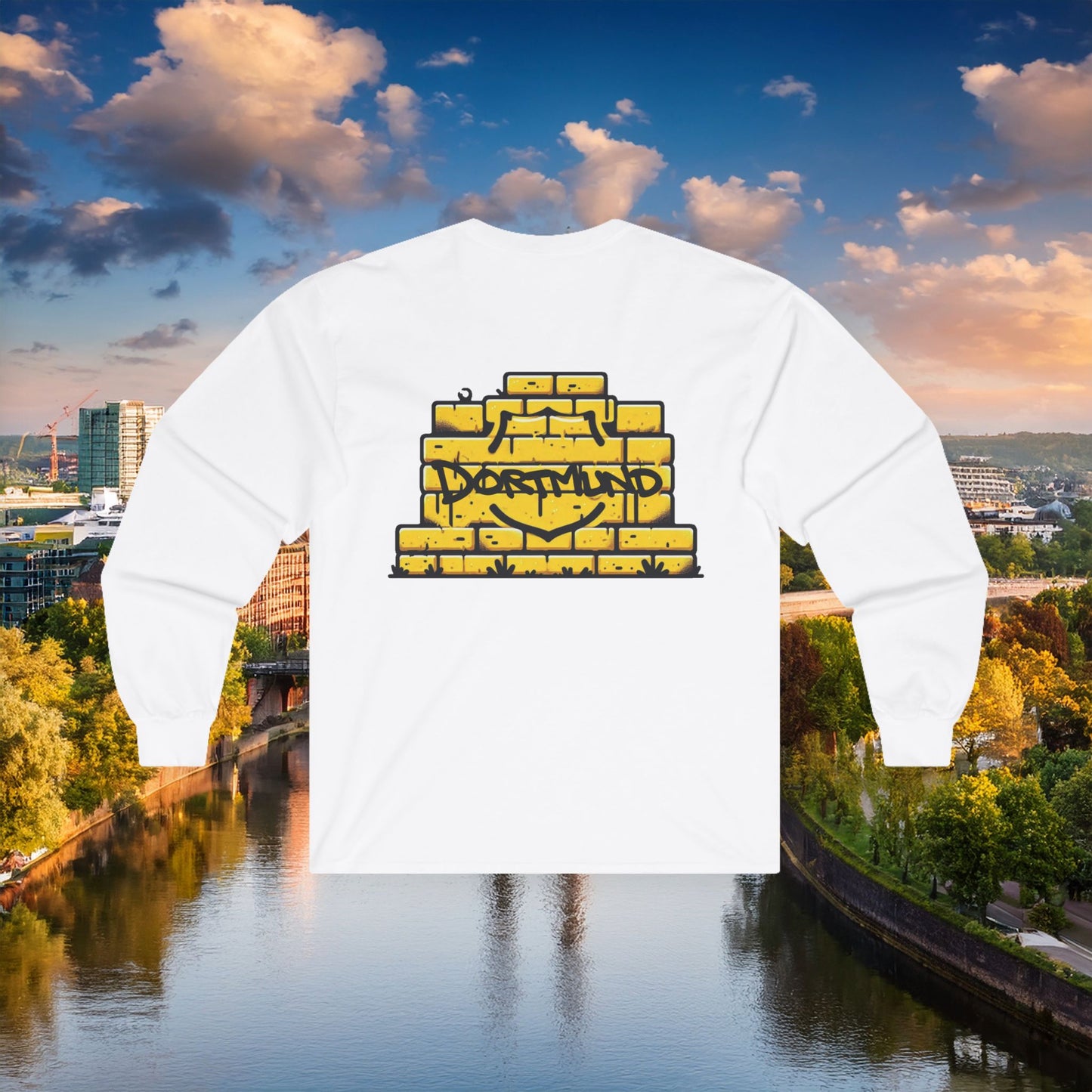 Dortmund Yellow Wall Long Sleeve Tee
