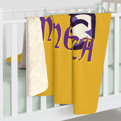 Minnesota Football QB Sherpa Fleece Blanket