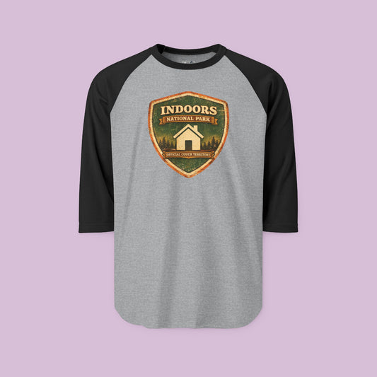 Indoors National Park Raglan Tee