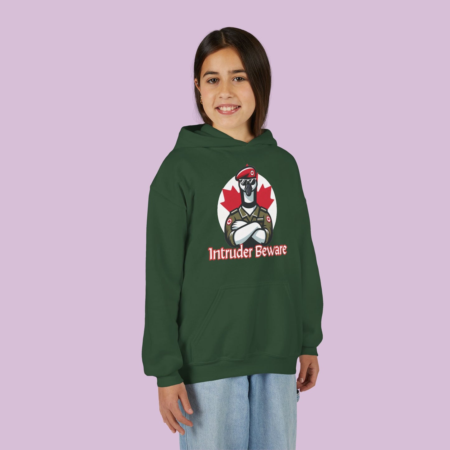 Canadian Goose "Intruder Beware" Youth Hoodie