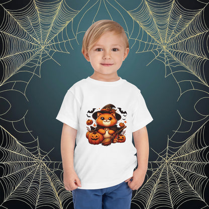 Halloween Cat Toddler Tee