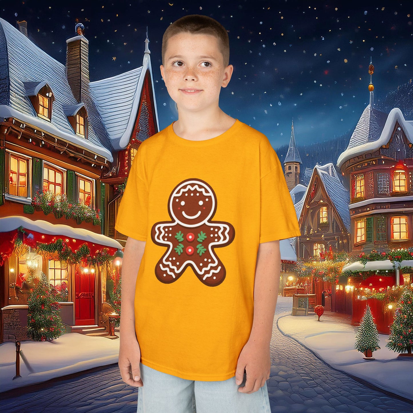 Gingerbread Man Kids Tee