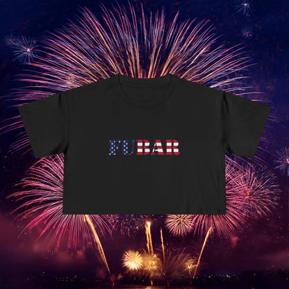 USA FUBAR Women's Crop Tee