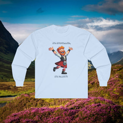 No Scotland No Party Long Sleeve Tee