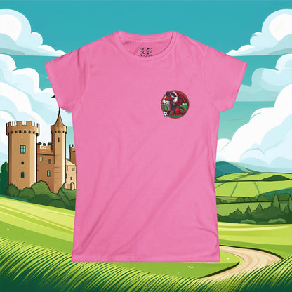 Revolutionary Red Dragons Front & Back Logo Women's Softstyle Tee