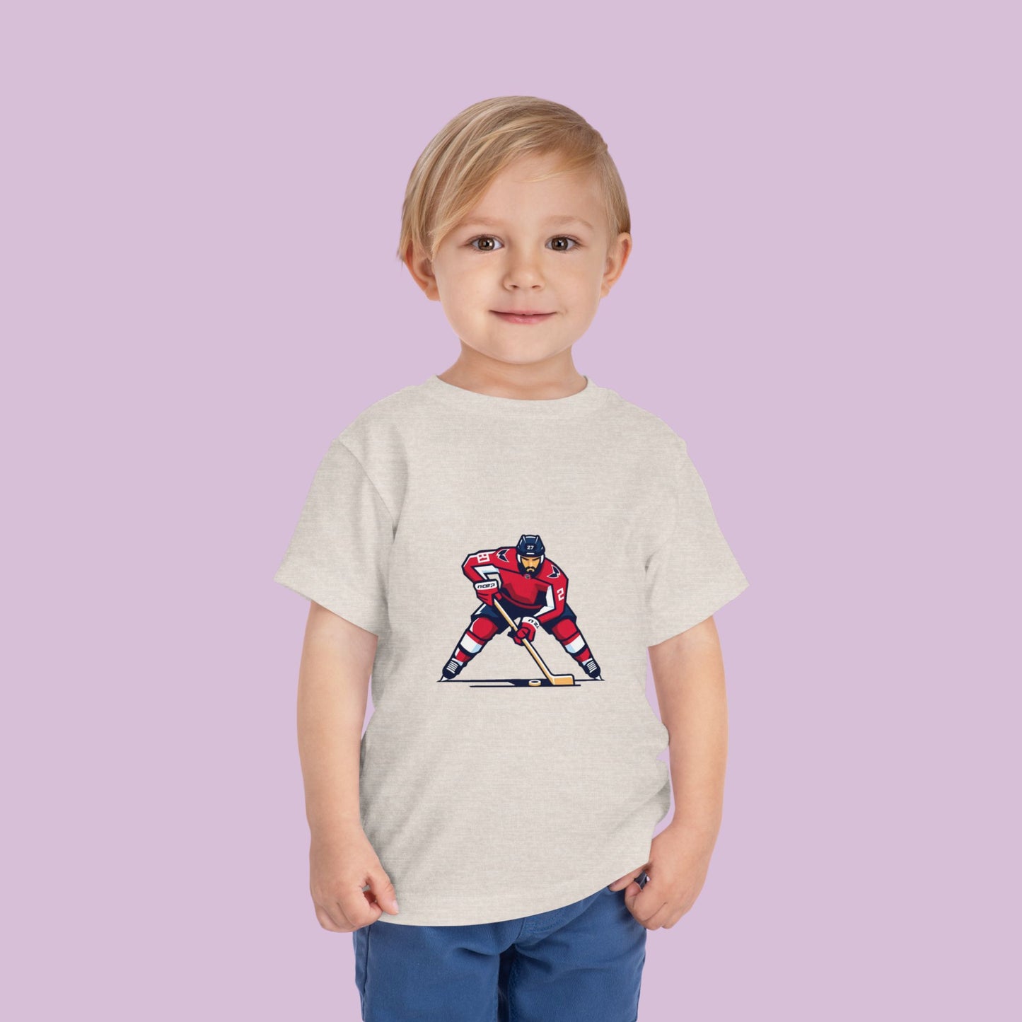 Washington Hockey Player Toddler Tee