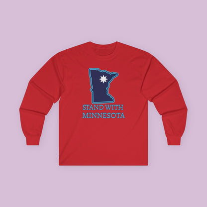 Stand With Minnesota Long Sleeve Tee