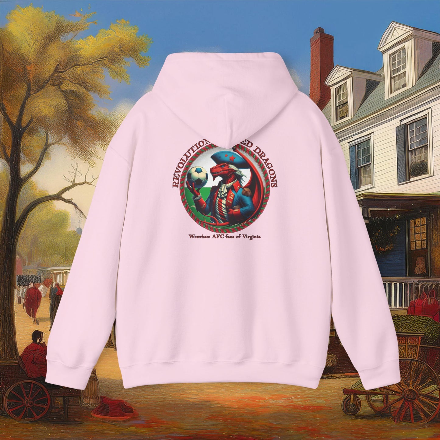 Revolutionary Red Dragons Crest Hoodie