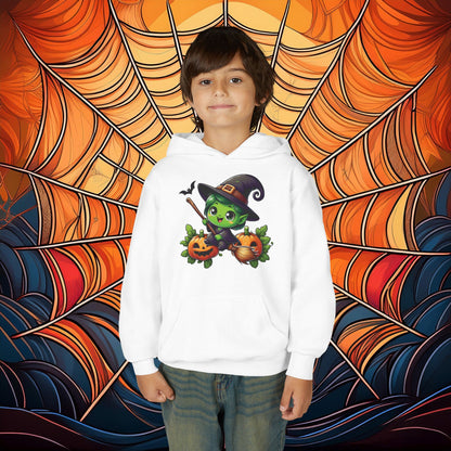 Cute Witch Youth Hoodie