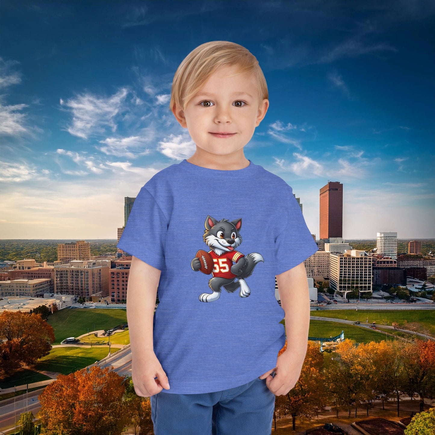 Kansas City Little Wolf Toddler Tee
