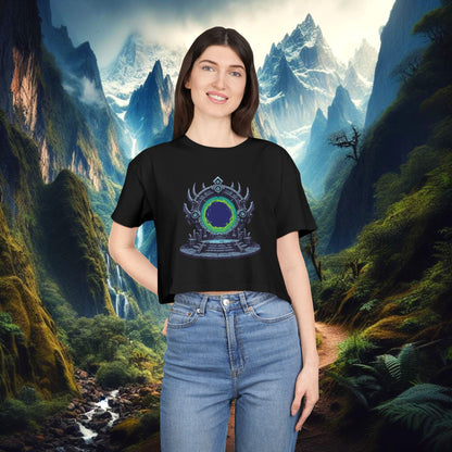 Dark Portal Women's Crop Tee