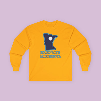 Stand With Minnesota Long Sleeve Tee
