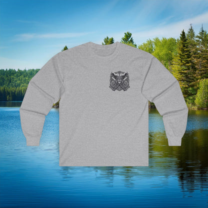 Minnesota Viking B&W Logo Long Sleeve Tee