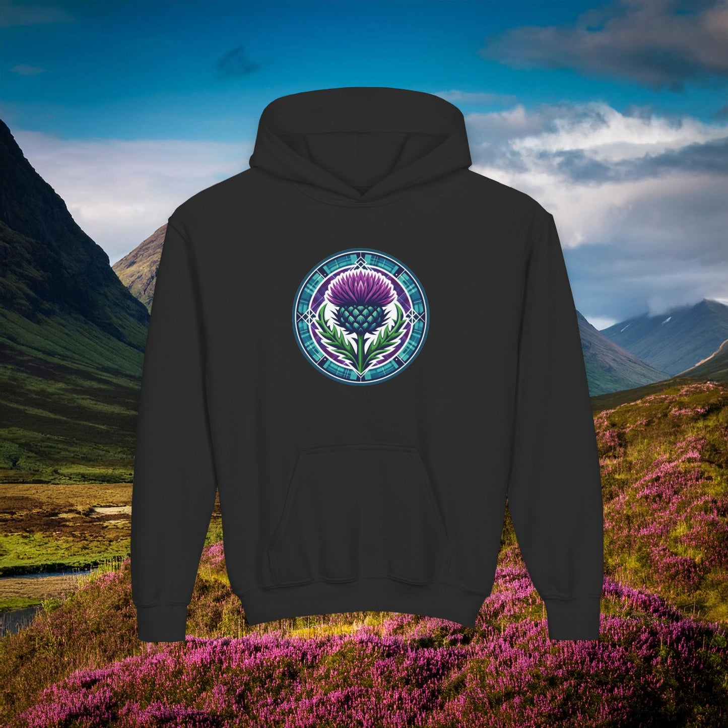 Scotland Tartan Army Youth Hoodie