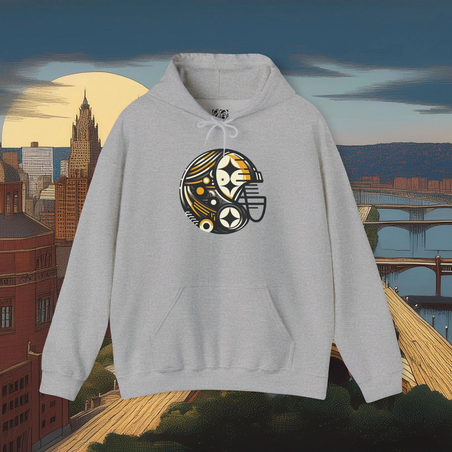 Pittsburgh Football Crest Hoodie