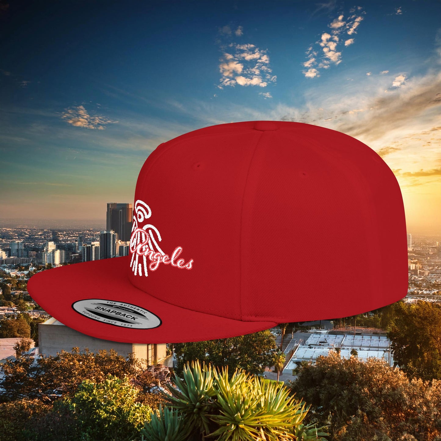 LA Angel Flat Bill Snapback