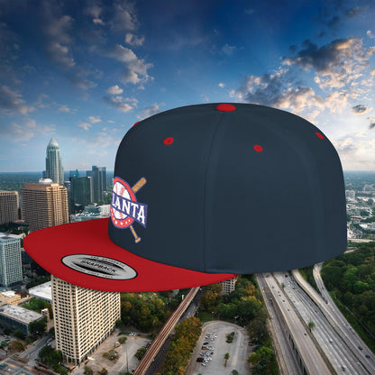 Atlanta Baseball Flat Bill Snapback