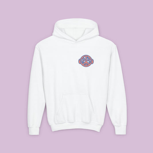"Beats Not Bombs" Peace Youth Hoodie
