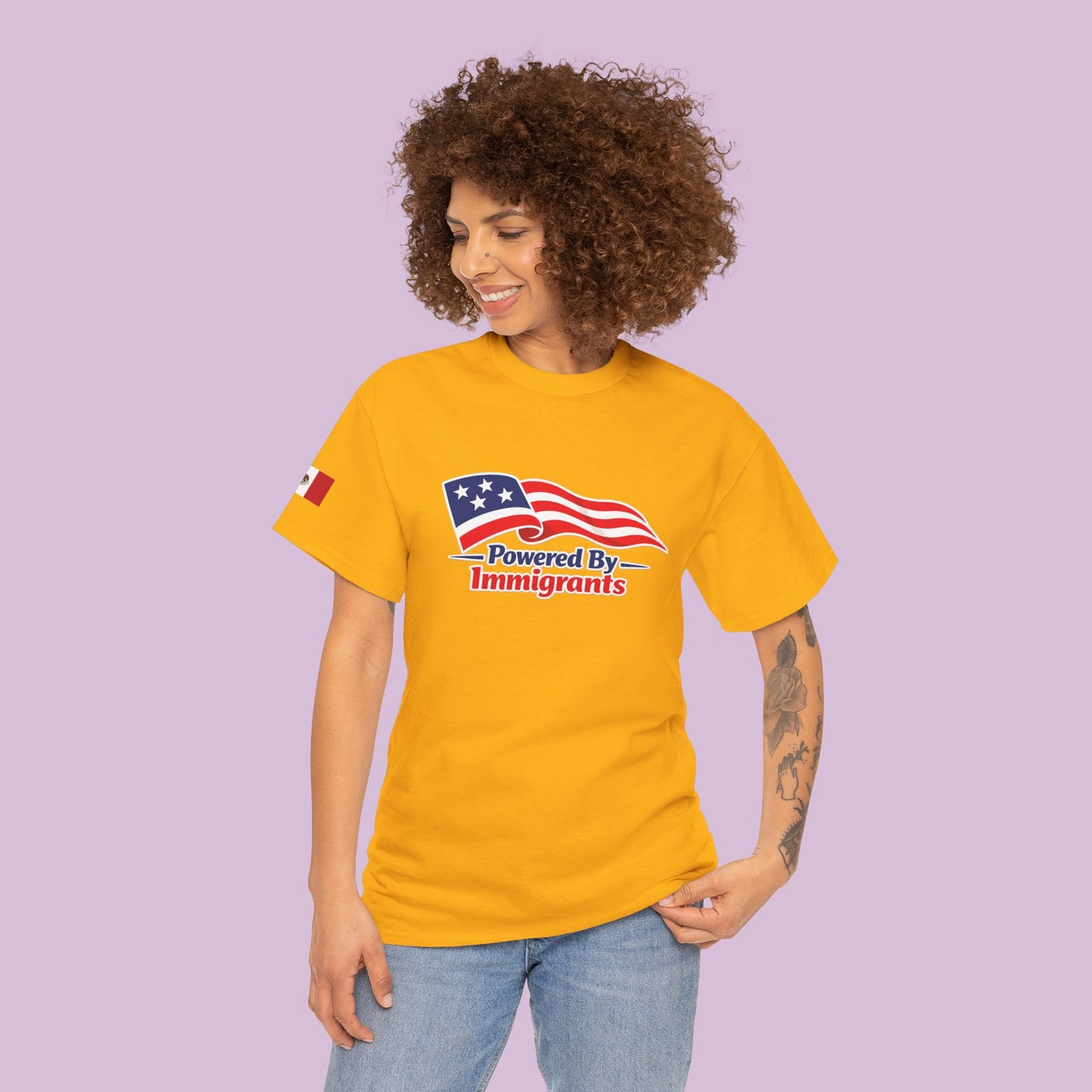 Powered By Immigrants Tee