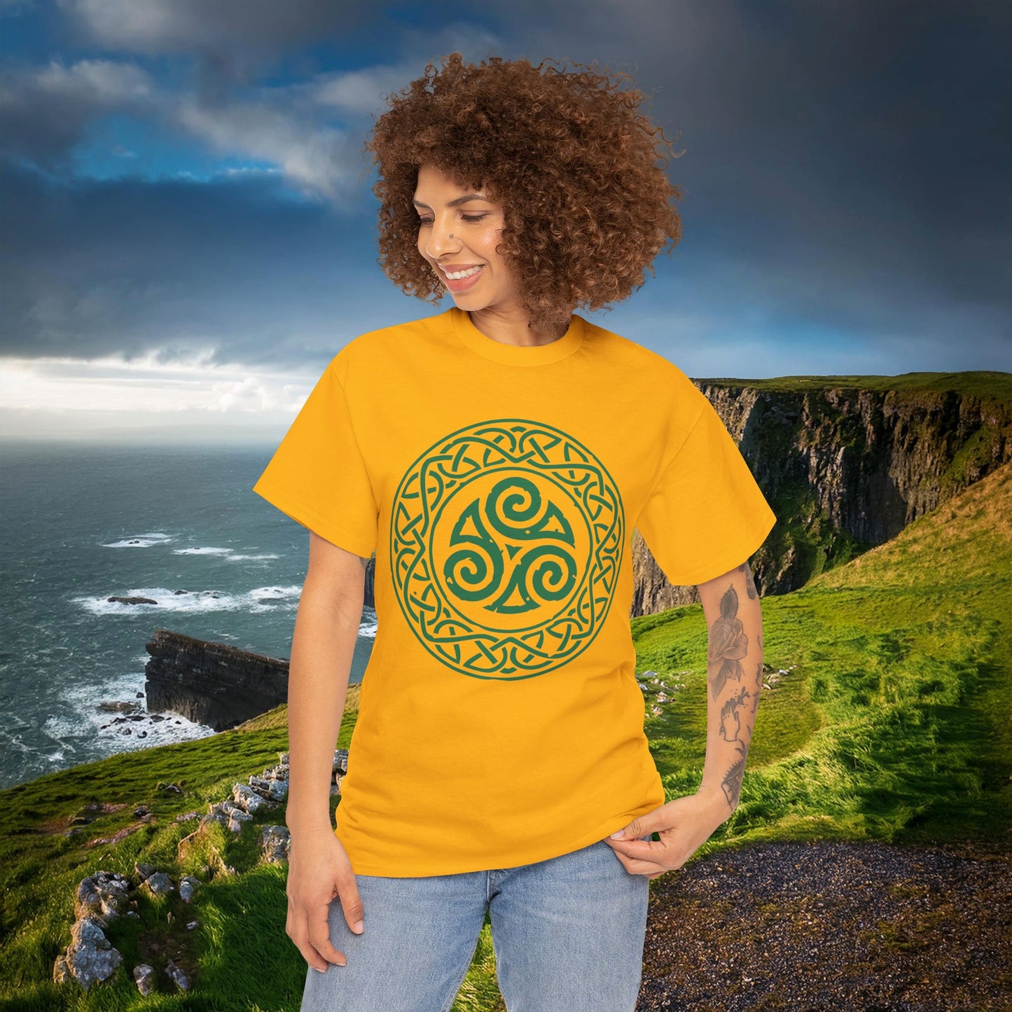 Celtic Knotwork Spiral Tee