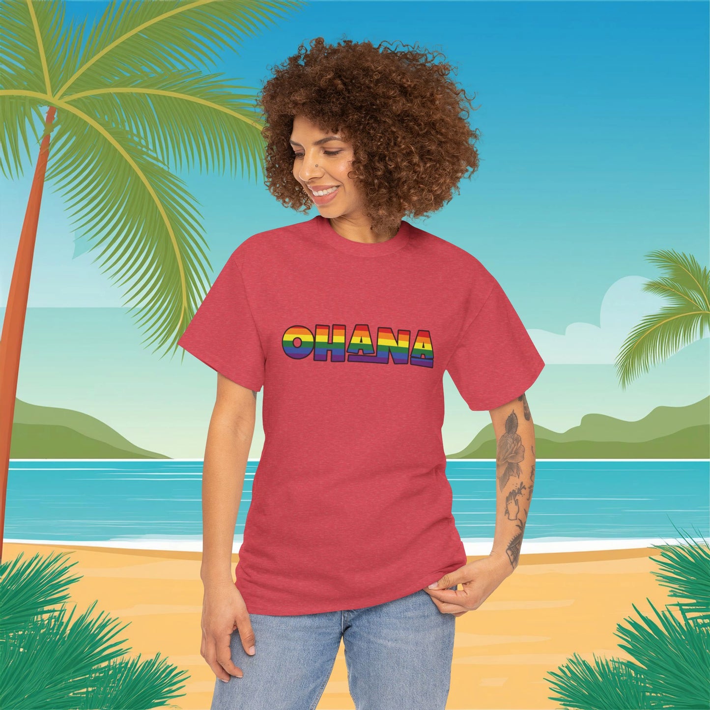 Rainbow Ohana Tee