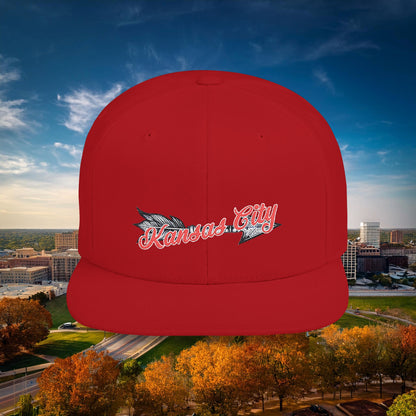 Kansas City Arrow Flat Bill Snapback