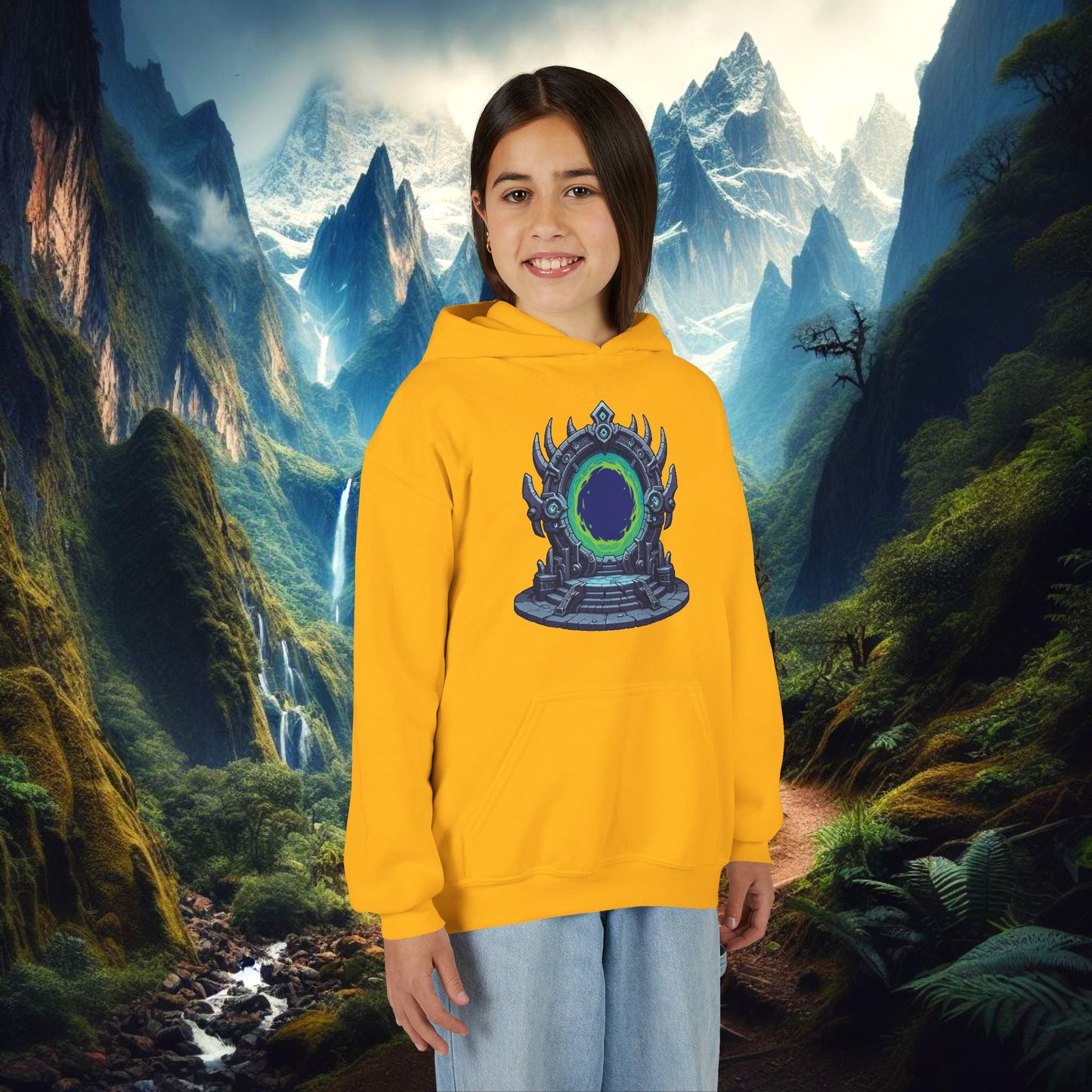 Dark Portal Youth Hoodie