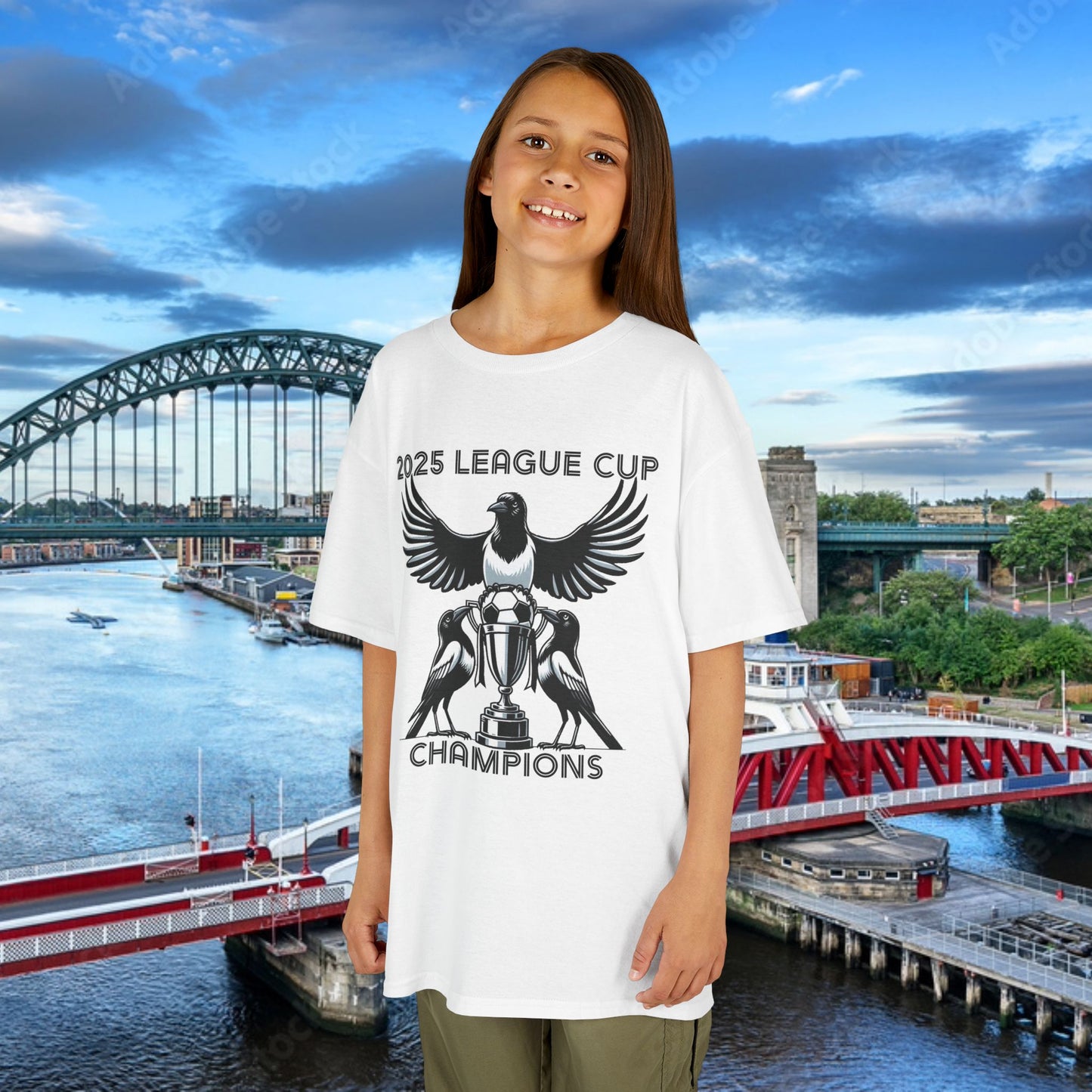 NUFC 2025 Carabao Cup Kids Tee