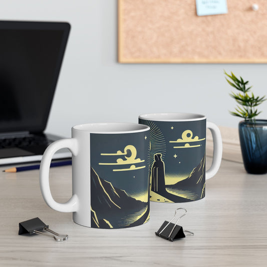 Midnight Circle Ceramic Mugs (11oz\15oz)